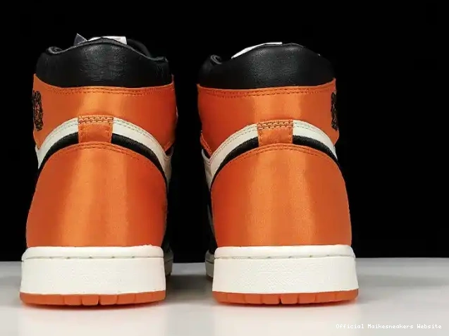 Official Maikesneakers Jordan 1 Satin Retro Air Shattered Womens AV3725-010 Backboard 0414